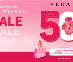 [VERA] THÁNG PHÁI ĐẸP – NÀNG TỎA SÁNG CÙNG NGÀN DEAL NGON